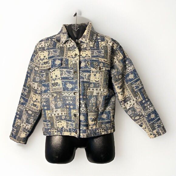 Jaqueline Design Studio Designed Jacket Womens Med‎ Made In India Rare Vintage - Picture 2 of 11
